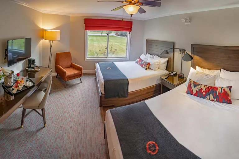 Deluxe guest room overview.